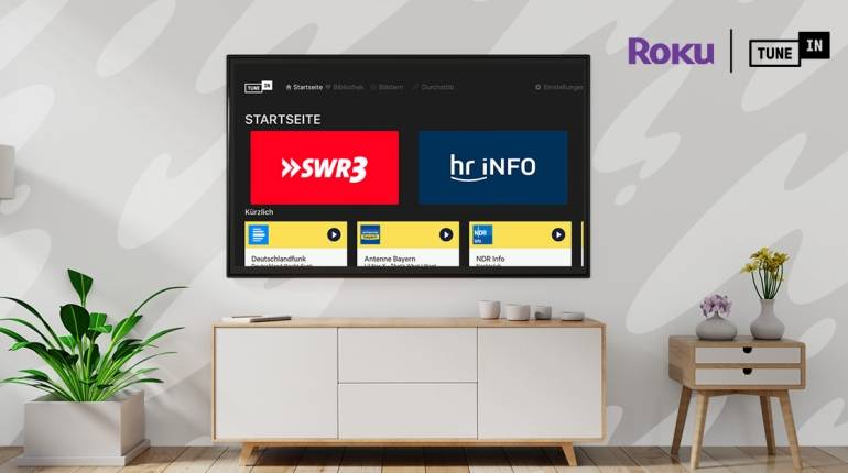 Heimkino Roku nimmt Audio-Streaming-Dienst TuneIn in seinen Channel Store auf - News, Bild 1