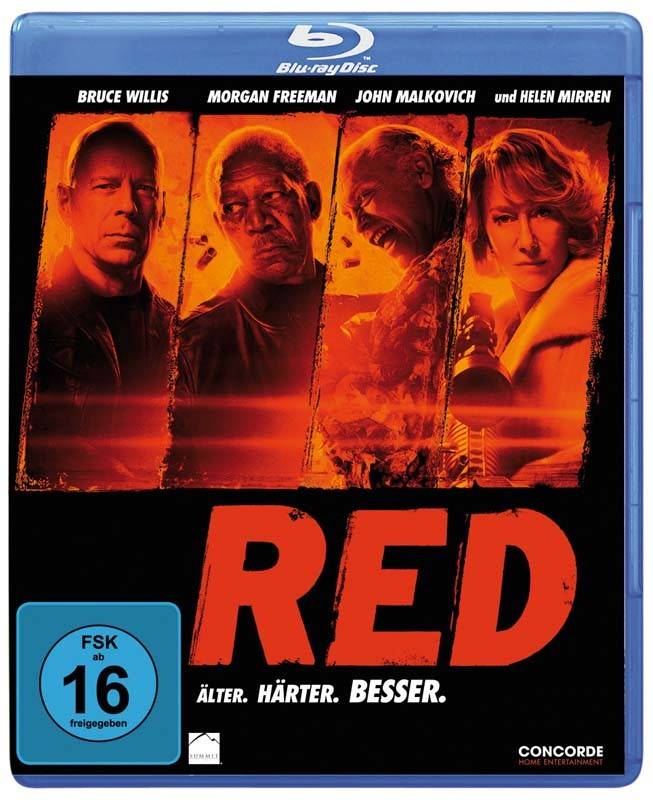 Blu-ray Film R.E.D. – &Auml;lter. H&auml;rter. Besser. (Concorde) im Test, Bild 1